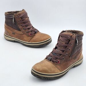 Pajar Canada Tavin WP Leather Outdoor Winter Snow Boots Brown Men's Size 8-8.5